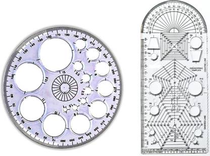 Book birds Pro circle and Engineering template stencil Drafting Kit