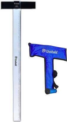 DUSHALA T square ( 80 cm ) with waterproof canvas cover for Architect drawing Drafting Kit