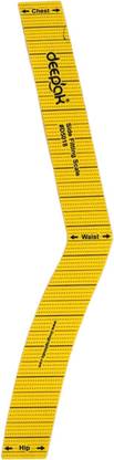 BharatSS Churidhar Hip Shape Curve Scale , Side fitting Scale Designers Drafting Kit Drafting Kit