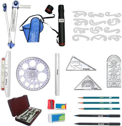DUSHALA Engineering drawing Tools 5 Drafting Kit