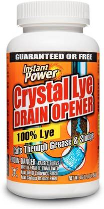 NEPROENT Crystal Lye Drain Opener Unclogs Bathroom and Kitchen Sinks Drains, Shower Pipes Crystal Drain Opener