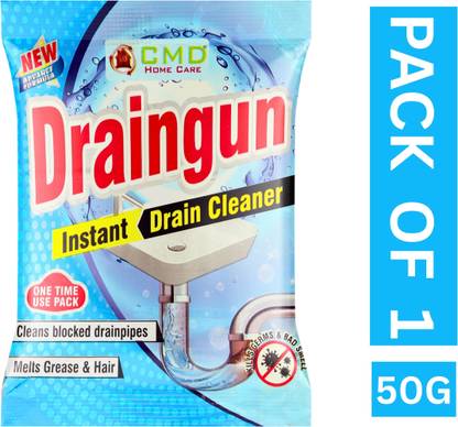 CMD Draingun instant Drain Cleaner&Drainage Block Remover,Washbasin,Pipe,SinkCleaner Powder Drain Opener