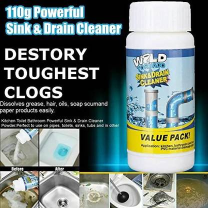 KHODAL ENTERPRISE Unclogs Pipe Dredging Agent Sink Pack of 1 (110 G) Dishwash Bar