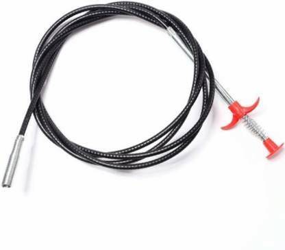 Onlyeasy ABS and Stainless Steel Hair Catching Drain Cleaner Wire Spring Sink Cleaning Stick Crystal Drain Opener