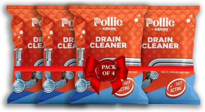 KADAM Pollie Drain Cleaning Powder, Easy & Effective clog remover, Powder Drain Opener Powder Drain Opener