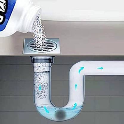 AMCUBETECH Pipe cleaning powder Drain Cleaner & Clog, Automatic Toilet Blockage Cleaner Powder Drain Opener