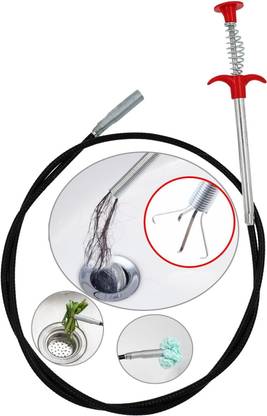 Godworks Drain Pipe Cleaner Tool Clog Remover, Sink Cleaner Stick, Multi Used Plunger Crystal Drain Opener