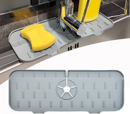 Zorbes Silicone Rubber Mat Sink Sponge Holder