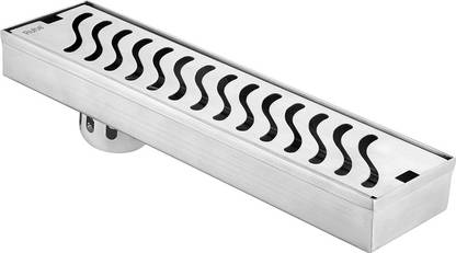 RUHE Floor Stainless Steel Push Down Strainer