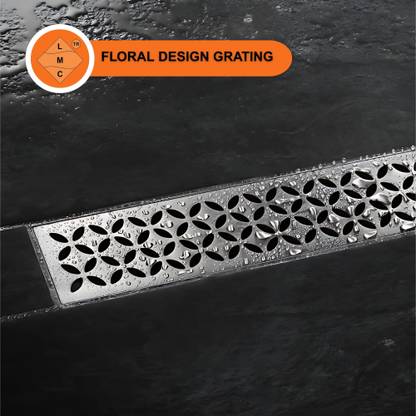 LMC Floor Stainless Steel Push Down Strainer