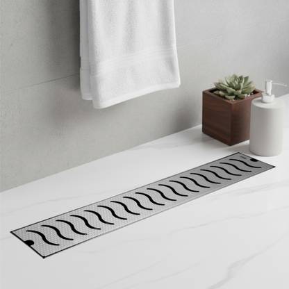 Fossa Floor Stainless Steel Push Down Strainer