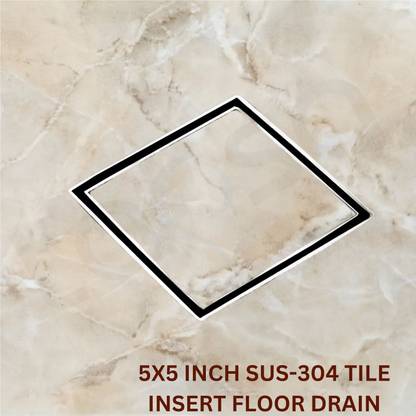 Tapsa Floor Stainless Steel Push Down Strainer