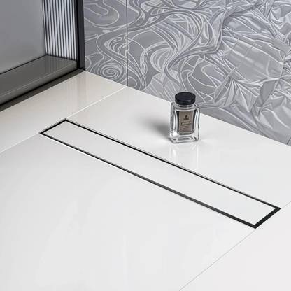 RUHE Floor Stainless Steel Push Down Strainer