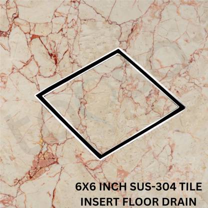 Tapsa Floor Stainless Steel Push Down Strainer