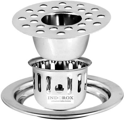 PMO Floor Stainless Steel Push Down Strainer