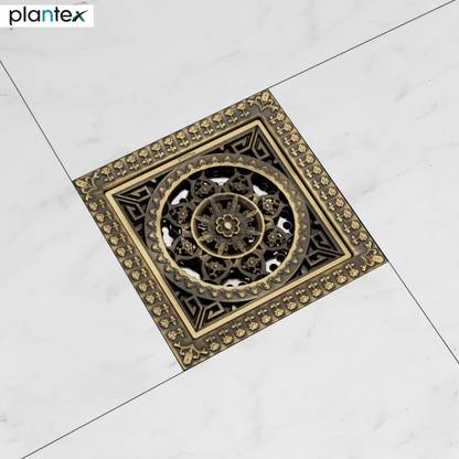Plantex Floor Brass Push Down Strainer