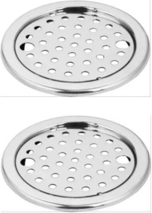 Ramya Floor Stainless Steel Push Down Strainer