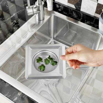 HOMESTIC Bathroom Sink, Kitchen Sink Stainless Steel Pop-Up Strainer