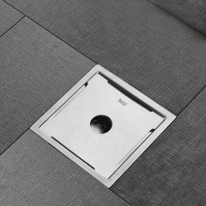 RUHE Floor Stainless Steel Push Down Strainer