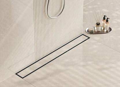 DESENO Floor Stainless Steel Push Down Strainer