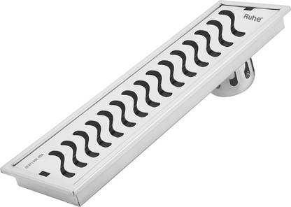 RUHE Floor Stainless Steel Push Down Strainer