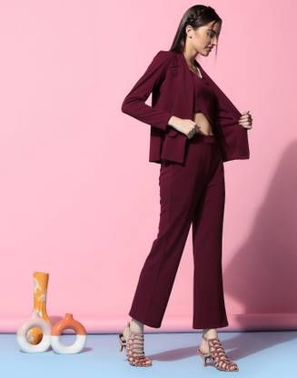 Selvia Top Pant Co-ords Set with Blazer