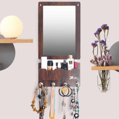 7CR mirror with shelf Engineered Wood Dressing Table