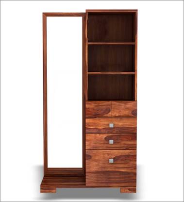 WC White Cedar Oak wood Dressing Table(Finish Color -brown) Solid Wood Dressing Table