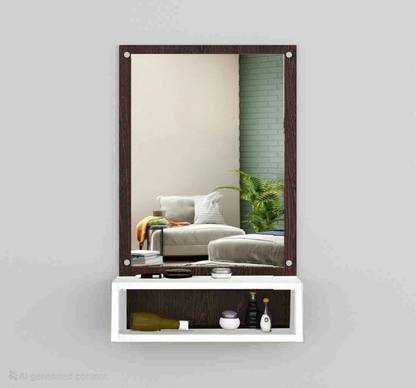 Rhlox Engineered Wood Dressing Table with Cabinate Engineered Wood Dressing Table