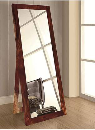 Balaji Furniture Full Length Dressing Mirror | Standing Mirror Full Length|Long Mirror With Stand Solid Wood Dressing Table