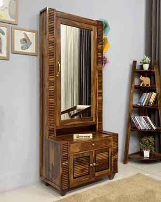 Wood Vestal Sheesham Wood Dressing Table - Group Design - Solid Wood Dressing Table