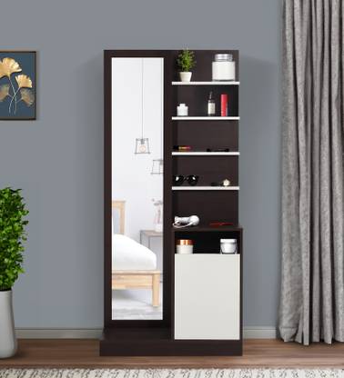 Trevi Angel (Vanity storage and full size Dressing Mirror) Engineered Wood Dressing Table