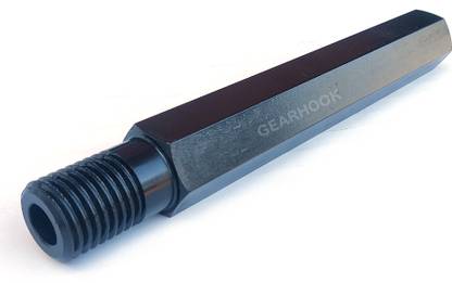 GEARHOOK 02-200 Core Cutter Drill Bit 9 Inch Long Extension Rod Adapter 1-1/4" UNC Black Drill Bit Guage