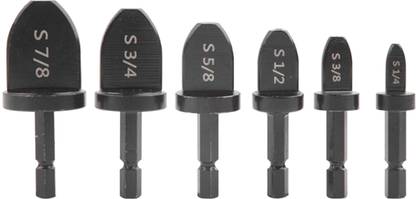 Lyla 6pcs Swaging Tool Drill Bit Set Portable 7/8\ 3/4\ 5/8\ 1/2\ 3/8\ 1/4\' 6pcs Swaging Tool Drill Bit Set Portable 7/8\ 3/4\ 5/8\ 1/2\ 3/8\ 1/4\ Paddle Bits