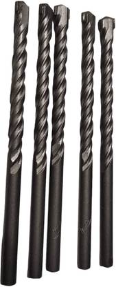 Gadariya King 5 pcs Size 1/4 inch MASONRY DRILL BIT lenght 100MM use for Wall