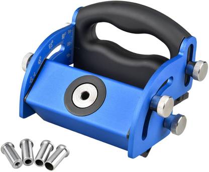 Lyla Pocket Hole Jig Kit Oblique Drill Joint Angle Drill Bit Locator Dowel Blue' Pocket Hole Jig Kit Oblique Drill Joint Angle Drill Bit Locator Dowel Blue Paddle Bits
