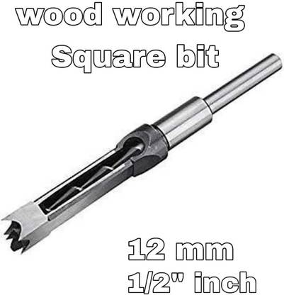 REHTRAD 12mm Square Hole Saw Bit,Woodworking Tools,Woodworking Square Drill Bits