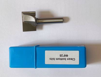 MK CNC TOOLS Bed Level / Area Cleaner / Clean Bottom Bits 8x25 Bed Level / Area Cleaner / Clean Bottom Bits 8x25