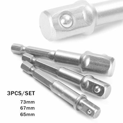 ATOZTOOLS 1/4" 3/8" 1/2" Socket Adapter Drill Bits Set