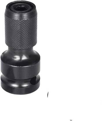 kts12 Quick Release 1/2-Inch Square Drive to 1/4-Inch Hex Female Socket Adapter Converter Chuck Adaptor for Impact and Ratchet Wrenches