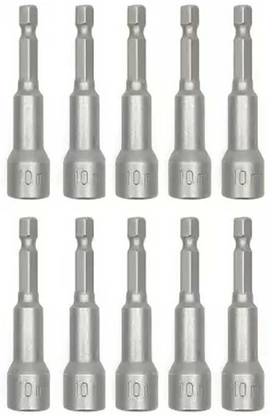 atozshop11 10mm Nut Driver Bit Socket Adapter Hex Shank Extension Drill Bit Hex Socket Set Hex Socket Set