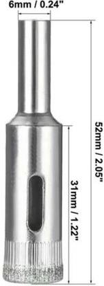 apex ecomm 12mm Diamond Glass Hole Saw rom glass, tiles, marble, granite, ceramic or other. Masonry Bits