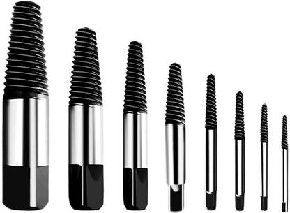atozshop11 8 Pieces Damaged Water Pipe Remover Set Hand Tool remove screws, s, studs, and threaded pipe fittings