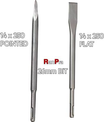 RanPra 26MM HAMMER DRILL MACHINE DRILL BIT SET 2pcs HAEVY DUTY