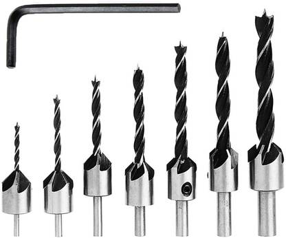 KAVYA TOOLS POWER Countersink Drill Bit Set 3-10mm Sink Drill Bits