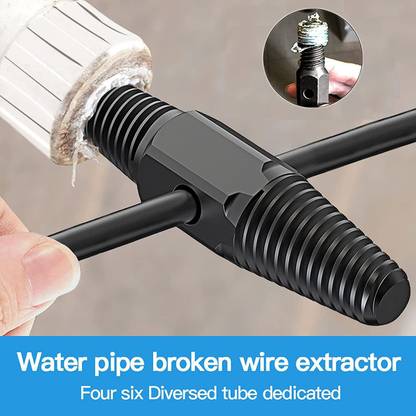 kts12 Broken Bolt Remover Tools Dual-Head Water Pipe Screw Removal Tool Broken Bolt Remover