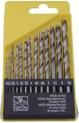 Kshivi DB102 Drill Bit Set High Speed Steel Drilling Bit For Wood, Soft Metal, Plastic Drill Bit Set