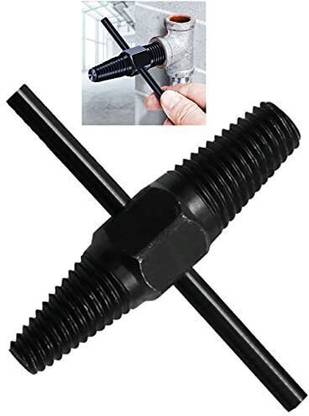 AS TOOL CENTER Pipe Screw Extractor Water Pipe Screw Removal Tool Broken Bolt Remover 1/2 3/4In