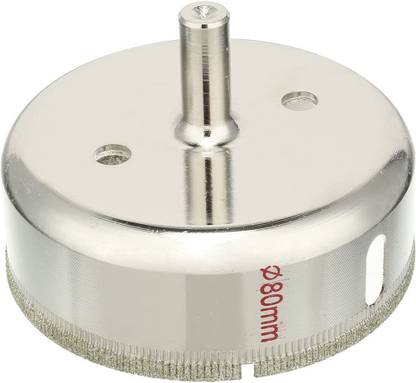 uptodatetools 80mm Diamond Coated Glass Hole Saw Drill Bits For Ceramic Tile