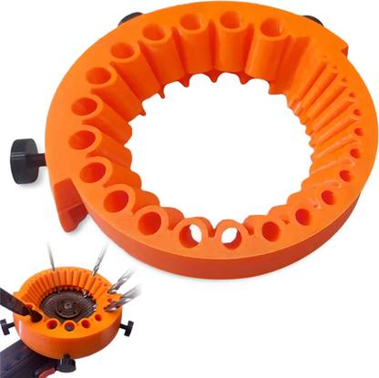 PROBEROS Drill Bit Sharpener Attachment For 125mm Angle Grinder Drill Bit Sharpener Utility Attachment for 2-13mm Drill Bits Angle Grinder Tool Specialty Woodworking Bits